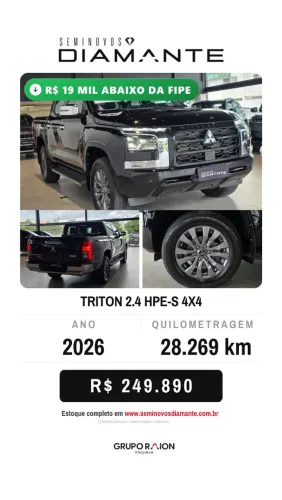 Mitsubishi TRITON HPE-S 2.4 CD 4X4 TB Diesel Aut. 2026