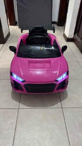 Carrinho Elétrico Infantil Rosa + Controle Remoto + Bateria Nova