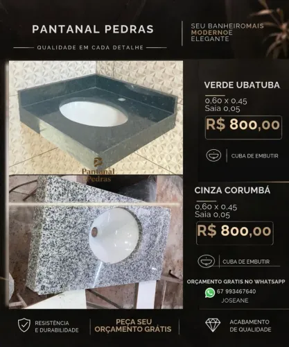 Lavatorio sobre encomenda, leia o anúncio.