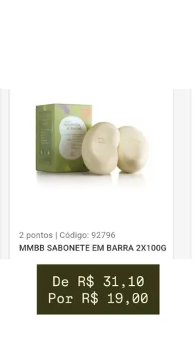 Sabonete mamãe e bebê