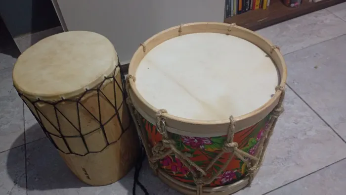 Tambores Alfaia e Ilu