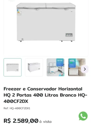 Freezer 400 litros HQ