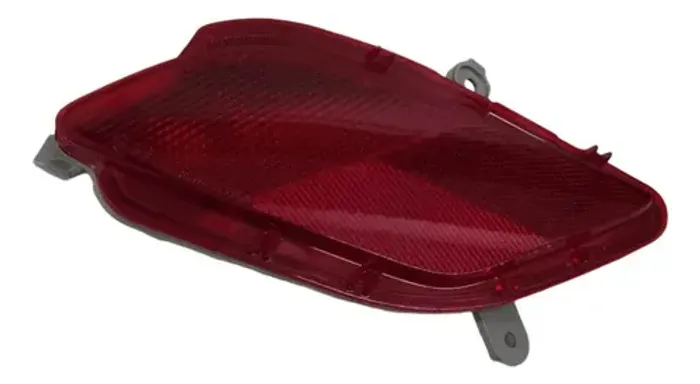 Refletor Parachoque Tras Esquerdo Toyota Yaris Hatch 2024 Vermelho