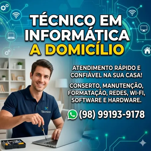 Técnico de Informática: Visita Técnica Residencial e Comercial