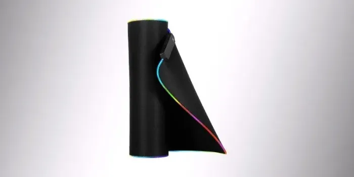 Mouse Pad Grande Gamer RGB 80x30 cm com Iluminação LED Pronta Entrega