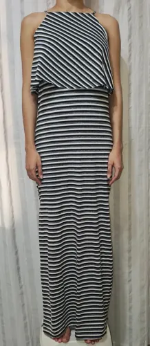 Vestido Longo Listrado *USADO*