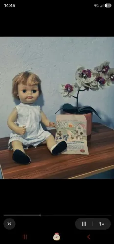 Boneca Blá Blá - Anos 70 ( Roupa, sapatinho e lacinho original) + Encarte