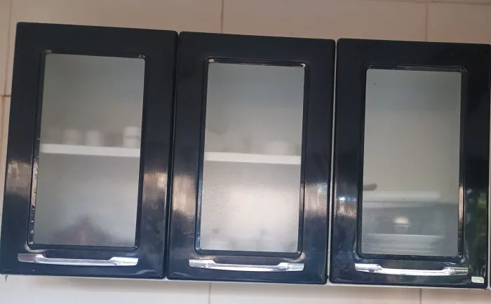 Conjunto modulado cozinha em aço Itatiaia