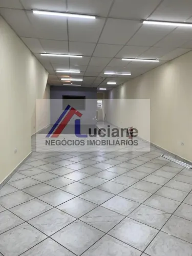 Salão Comercial para Locação em Santo André, Vila Alto de Santo André, 1 banheiro, 1 vaga