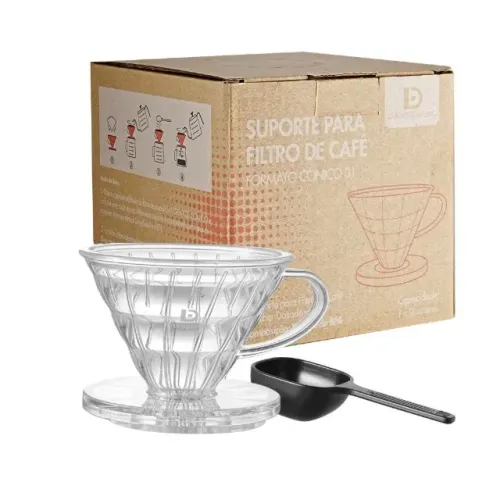 Porta Filtro Café Compatível Hario V60 01 Days Brasil