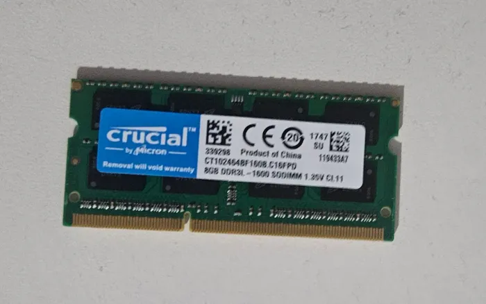 Memória para notebook DDR3L 8GB