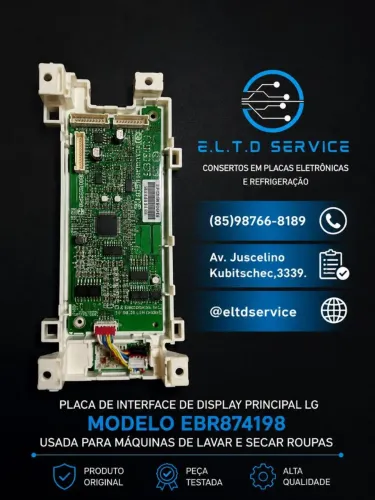 Placa para lava e seca LG