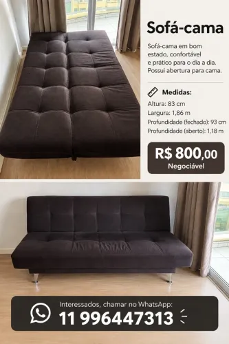 Sofá cama - excelente estado