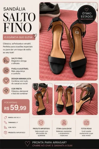 Sandália feminina