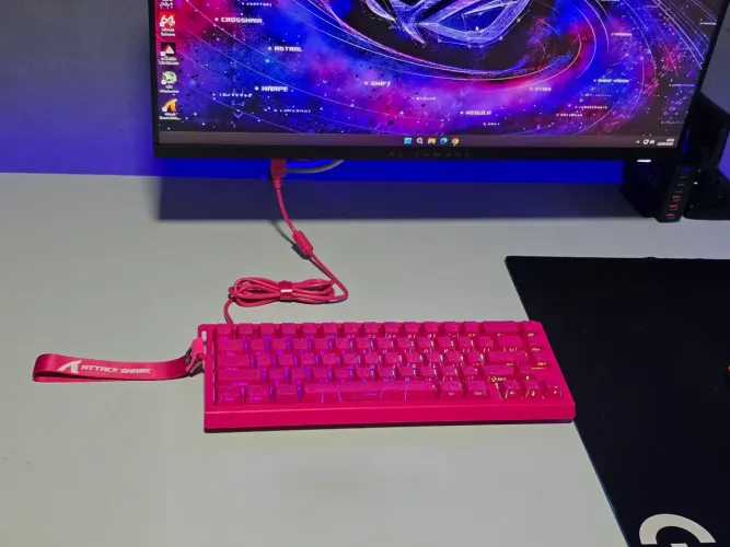 Teclado Shark Attak mecânico magnético analiso trocas