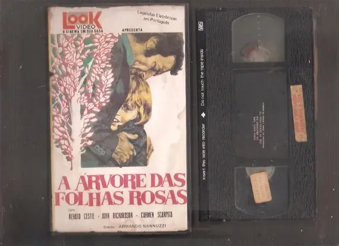 VHS A ÁRVORE DAS FOLHAS ROSAS - ORIGINAL - ARMANDO NANNUZZI - ITALIANO - RARO