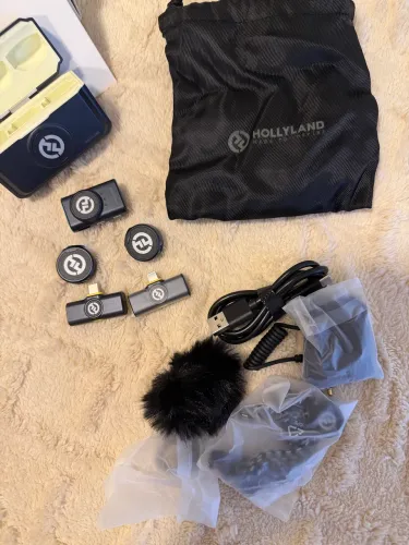 Microfone Hollyland Lark M2 - Estado de Novo | Usado Apenas 2 Vezes
