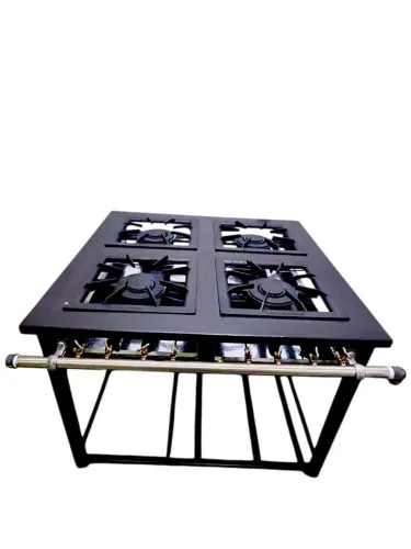 Fogão industrial 4 bocas 40/40 chama duplo