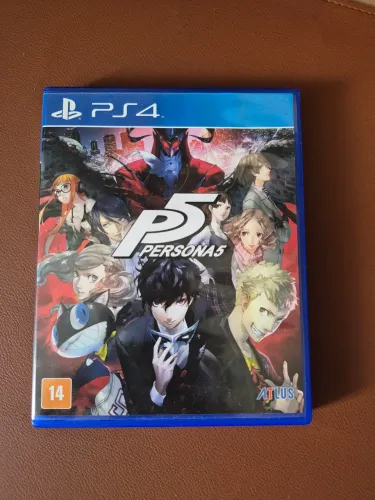 Persona 5 - PS4 (Mídia Física) Original Atlus - usado estado de novo