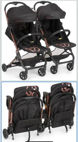 Carrinho de bebê para gêmeos Duolee Galzerano