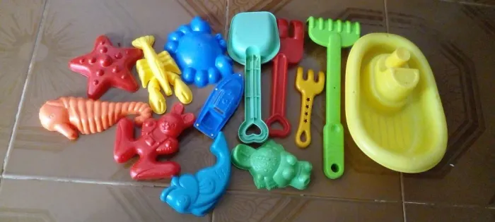 Kit de forminhas para praia