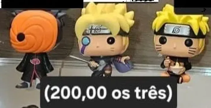 Lote de funkos Naruto