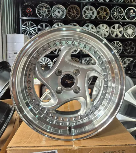 Jogo de rodas raw porshe rp aro 15 4x100