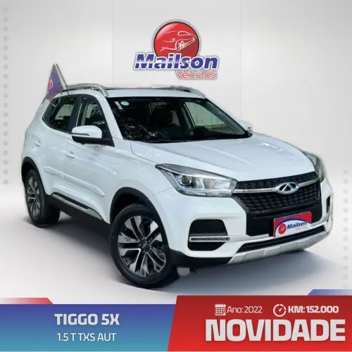 Chery Tiggo 5X TXS 1.5 16V Turbo Flex Aut. 2022