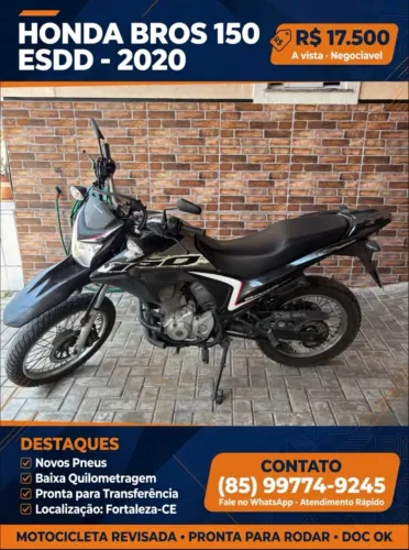 Honda bros 150 ESDD 2020