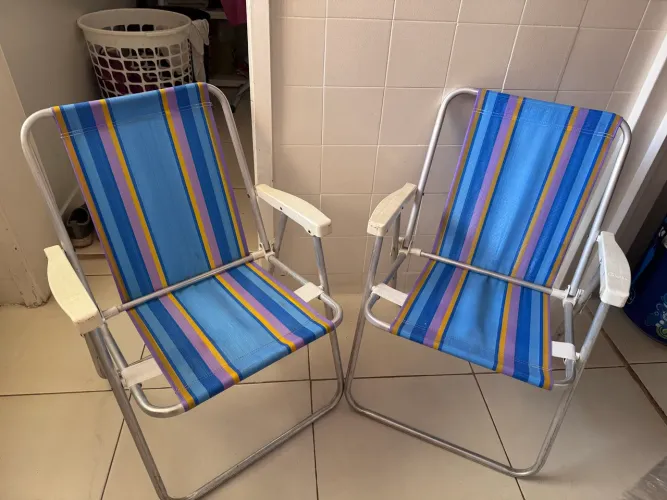 Cadeiras para piquenic e praia