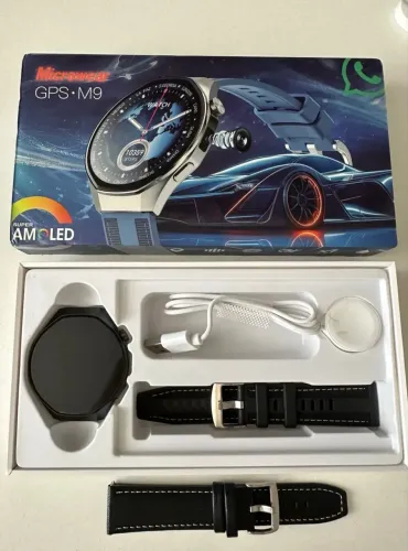 Smartwatch LANÇAMENTO M9 GPS integrado + memória interna + câmera integrada