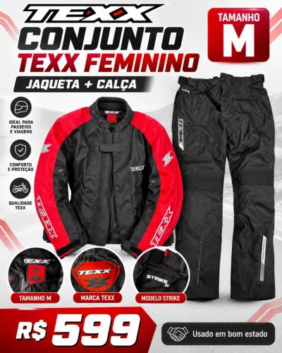 VENDO CONJUNTO FEMININO TEXX - JAQUETA + CALÇA