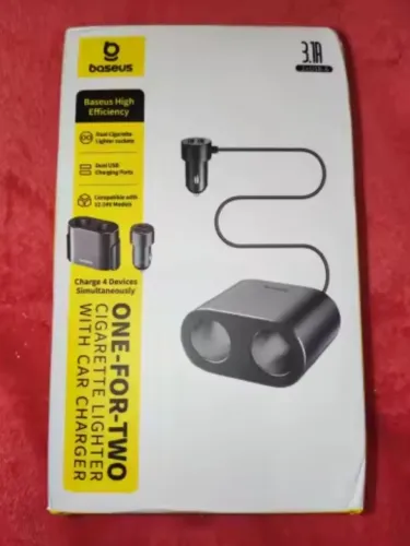 Carregador de Carro Duplo BASEUS 95W Turbo | NOVO