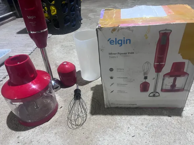 Mixer power Inox 3 em 1 Elgin 