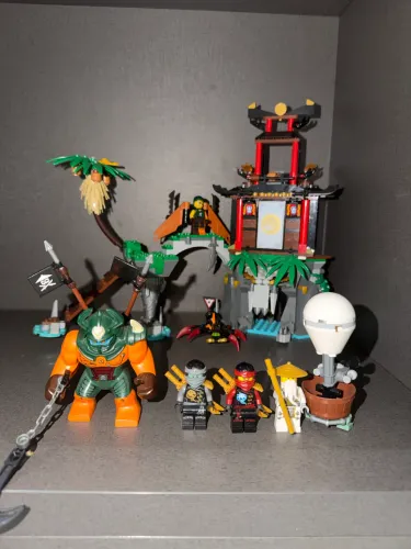 Lego Ninjago 70604 ilha viúva de tigre completa 