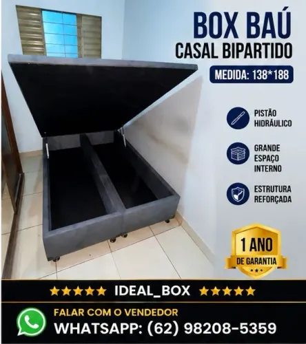 BOX BAU CASAL BIPARTIDO 138*188