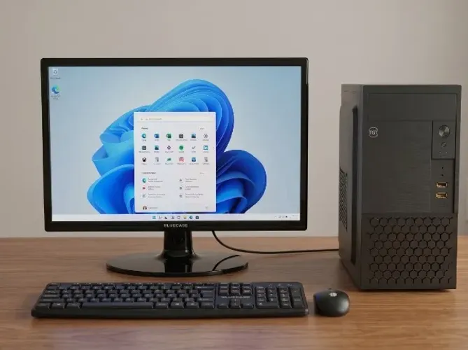 Computador Completo C/ Mouse e Teclado Sem Fio - Core i3 - 8Gb Ram - SSD 120 - Monitor 19"