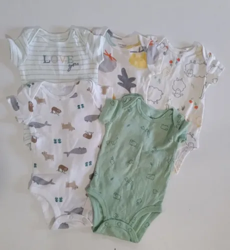 Kit 5 Bodies Carter's original - 3 Meses / Unissex