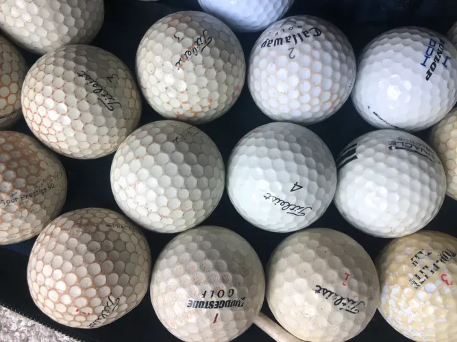 Bolas de Golfe Marcas Variadas com Bolsa