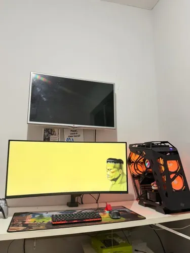 Pc gamer completo novo e garantia - r7 5700x + rx 5500 XT 8gb + 32gb ram + monitor 27