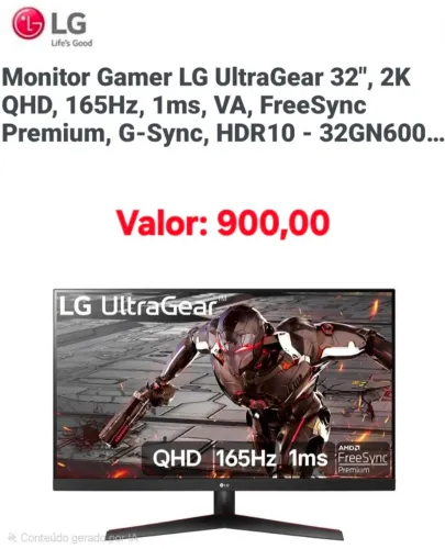 Monitor LG 32GN600