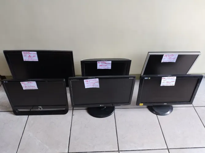 6 monitores para Pc 