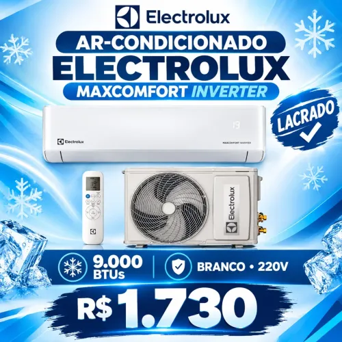 Ar-Condicionado Electrolux Maxcomfort Inverter 9.000 BTUs,