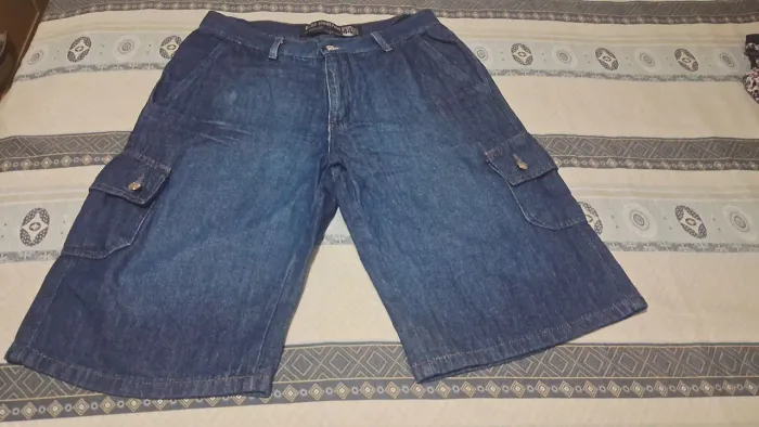 Short jeans n°44 novo masculino