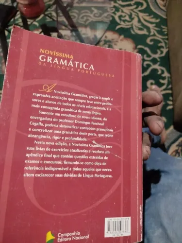 Vendo livro de gramática da língua portuguesa