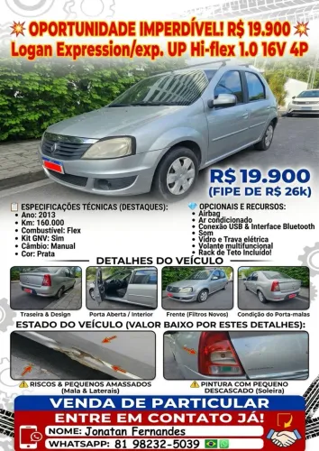Renault Logan Expres./exp. UP Hi-flex 1.0 16V 4P 2013