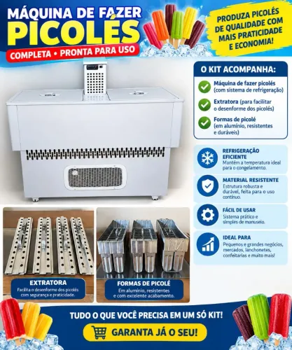 Maquina de fazer picolé