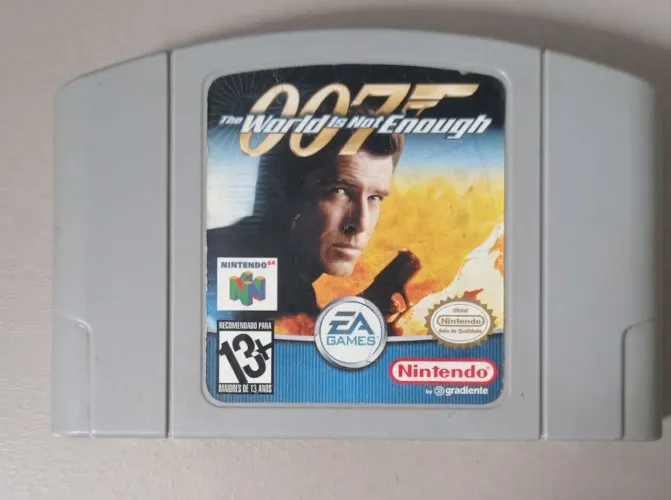 Jogo 007 The World Is Not Enough Nintendo 64 original 