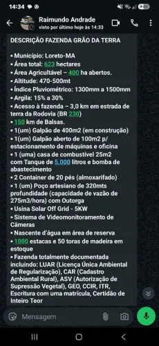 Vendo uma fazenda