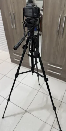 Kit Câmera, Tripé, Bolsa, Cartão (Câmera Canon SX520 HS)